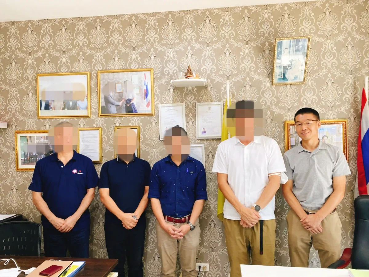 タイのチェンマイにて介護に関するタイ語通訳・アテンドを行う鈴木秀明